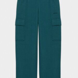 Dark Teal Artizia Sweatpants, Sweatshirt, and Tank Top, Large